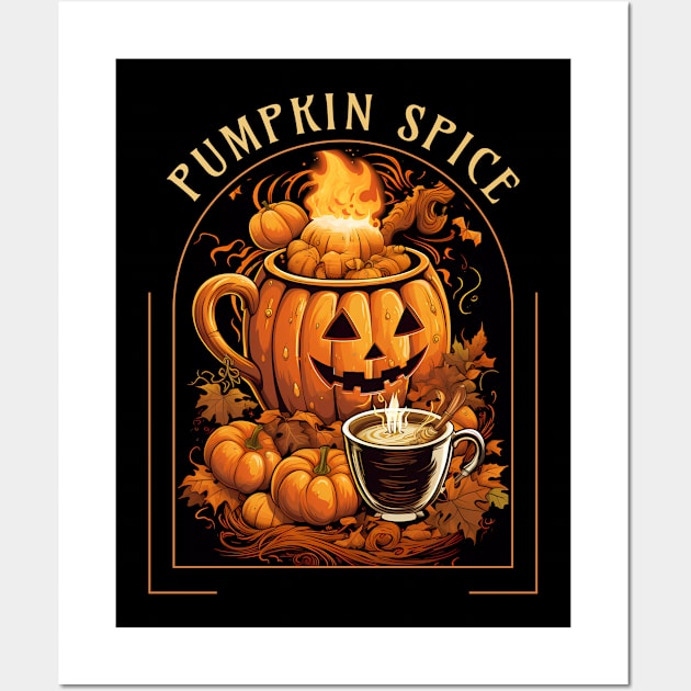 Vintage Pumpkin Spice Wall Art by letnothingstopyou